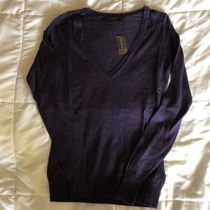 Limited V-Neck sweater blueish/purple color NWT